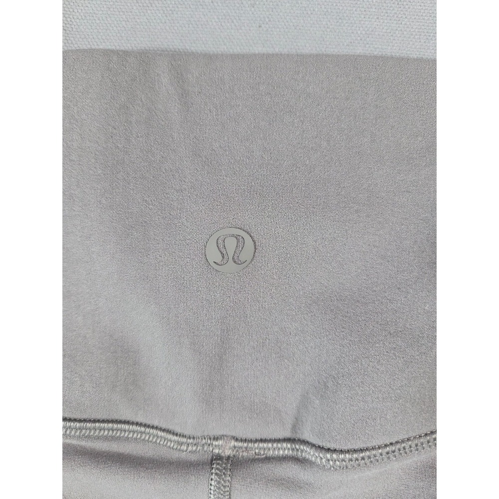 Lululemon Leggings Womens 4 Gray Mesh Reveal Running Mindful Motion Pants Active - Picture 10 of 10